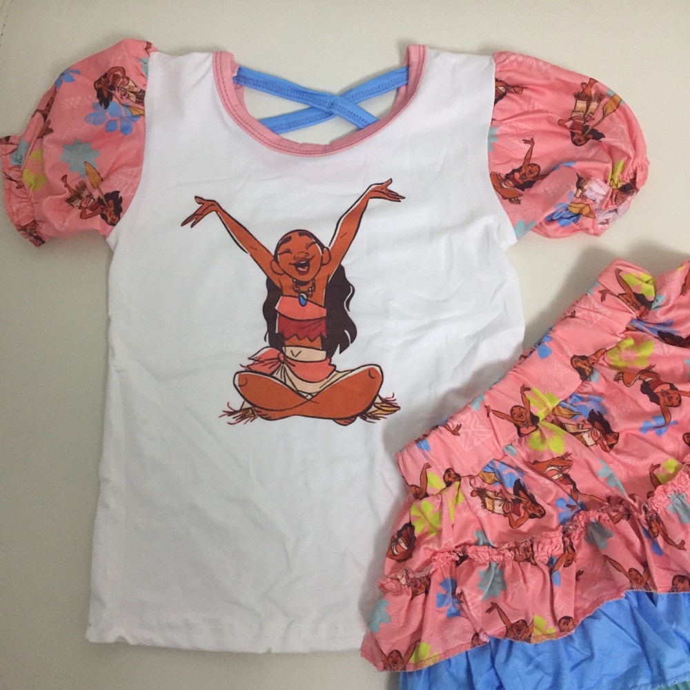 Moana Cute skirt Top Set - Picture 5 of 8